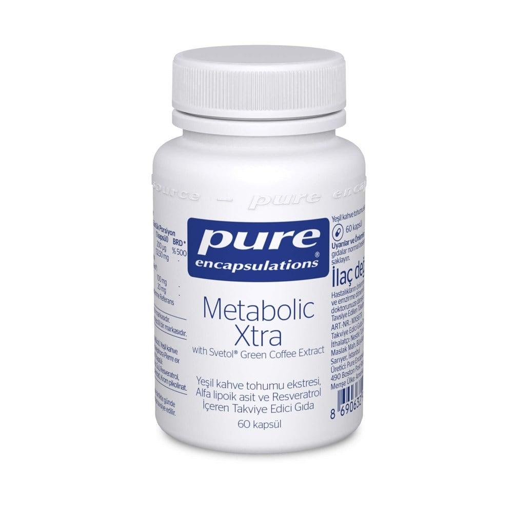 Pure Metabolic - Dietary Supplement for Weight Management with Green Coffee Bean Extract, Alpha-Lipoic Acid, and Resveratrol Pure Metabolic Xtra - Boost Metabolism & Weight Loss Dietary Supplement, Metabolic Support, Green Coffee Bean Extract, Alpha-Lipoic Acid, Resveratrol, Weight Management, Chlorogenic Acid, Natural Ingredients, Health Supplements, Fitness, Wellness