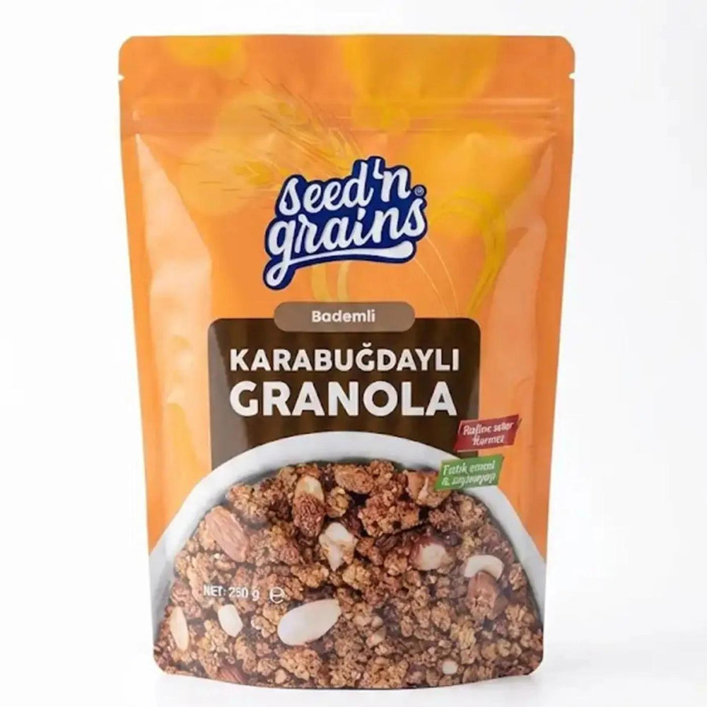 Seedn Grains Almond Buckwheat Granola 250 g
