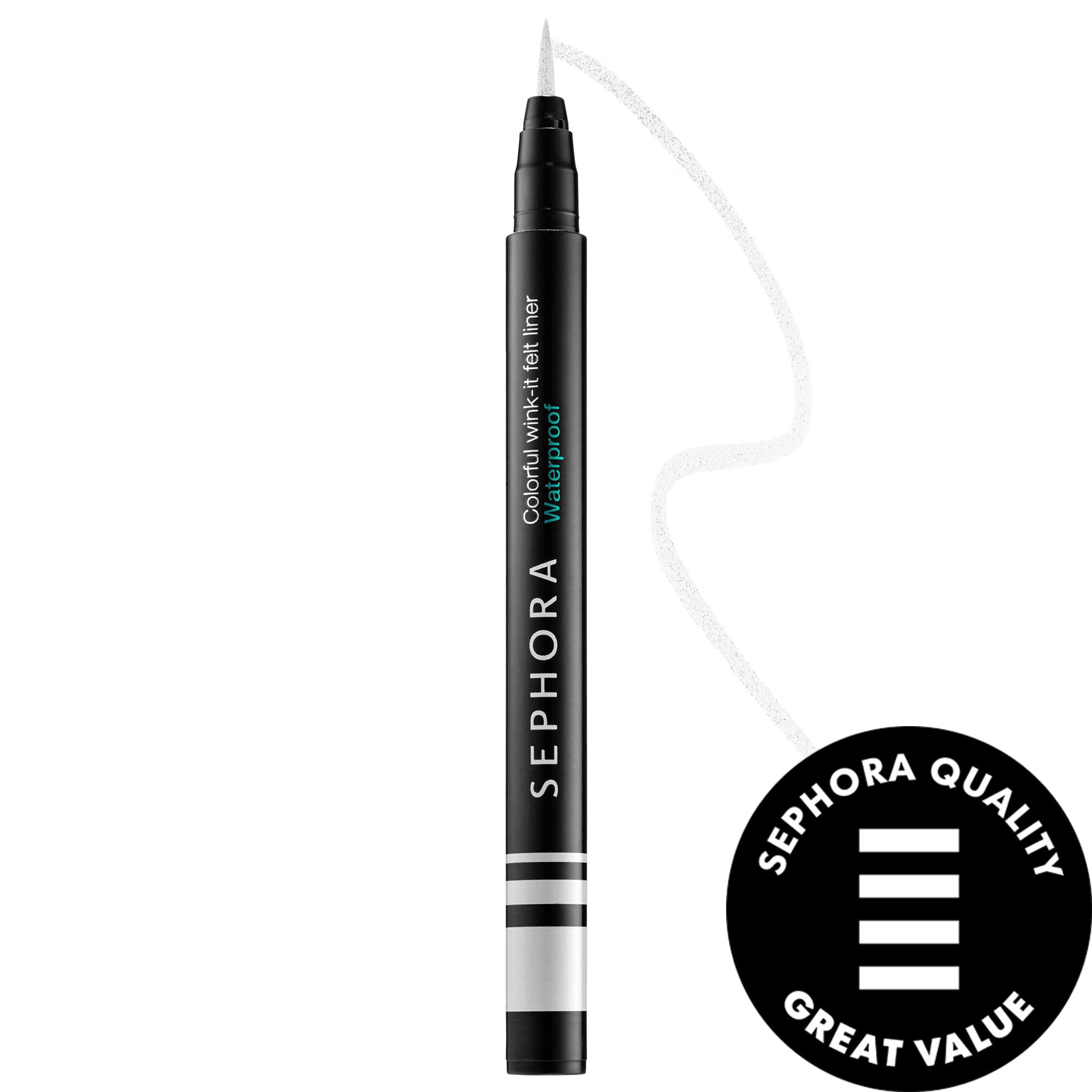 Sephora Colorful Wink-It Waterproof Liquid Eyeliner: Precise Felt Tip, Smudge-Proof, Long-Lasting Color Sephora Waterproof Liquid Eyeliner: Long-Lasting, Smudge-Proof Liquid eyeliner, Waterproof eyeliner, Felt tip eyeliner, Smudge proof eyeliner, Long wearing eyeliner, Highly pigmented eyeliner, Colorful eyeliner, Sephora eyeliner, Best waterproof liquid eyeliner, Cruelty-free eyeliner, eyeliner, liquid liner, eye makeup, felt tip, precise application, long-lasting, smudge-resistant, fade-resistant, makeup 