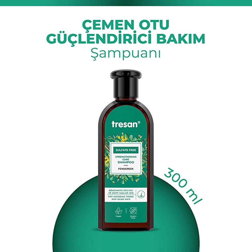 Tresan Fenugreek Strengthening Sulfate-Free Shampoo 300 ml