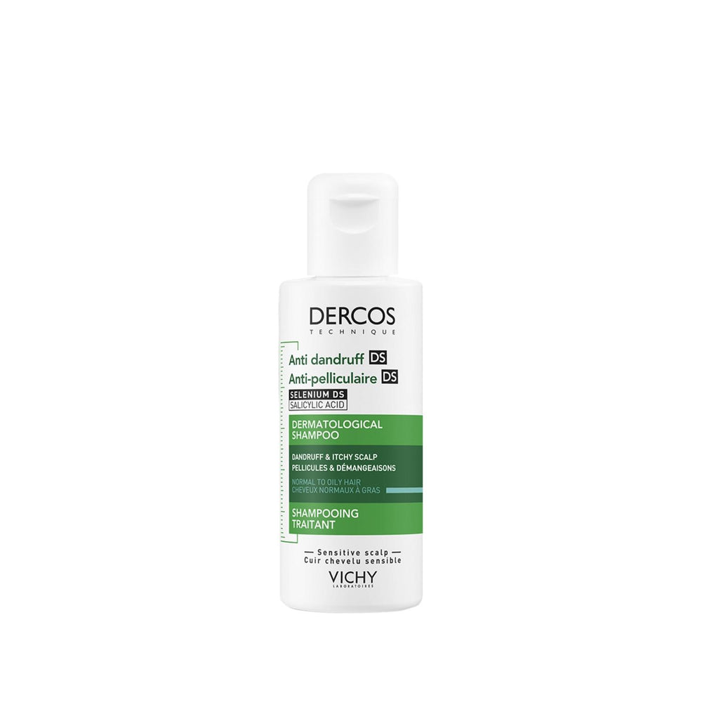 Vichy Dercos Anti-Dandruff Shampoo for Normal to Oily Hair - 75ml, Dermatologically Tested, Reduces Dandruff & - Shampoo