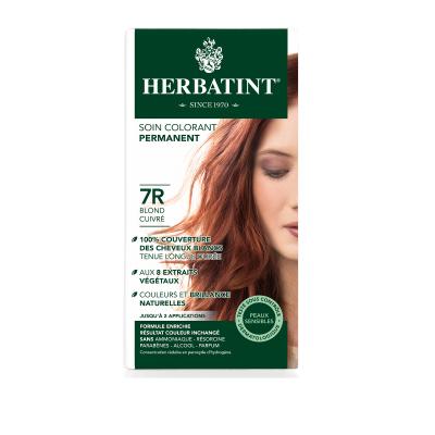 Herbatint Copper Blonde Herbal Hair Dye - Natural, Gentle Gray Hair Coverage with Aloe Vera - Ammonia &amp; Paraben Free (7R Blond Cuivre) - image 4
