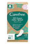 Carefree Organic Cotton Sanitary Pads - Soft, Hypoallergenic & Eco-Friendly Menstrual Protection for - Hygiene Products