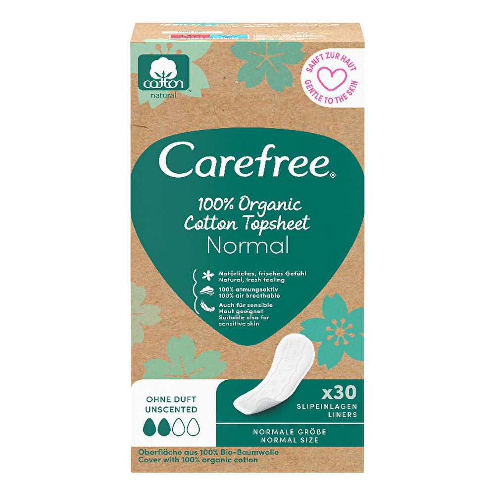 Carefree Organic Cotton Sanitary Pads - Soft, Hypoallergenic & Eco-Friendly Menstrual Protection for - Hygiene Products