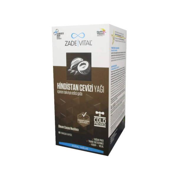 Zade Vital Coconut Oil Supplement - 60 Softgel Capsules, Cold-Pressed, Kosher & Halal Certified - image 2
