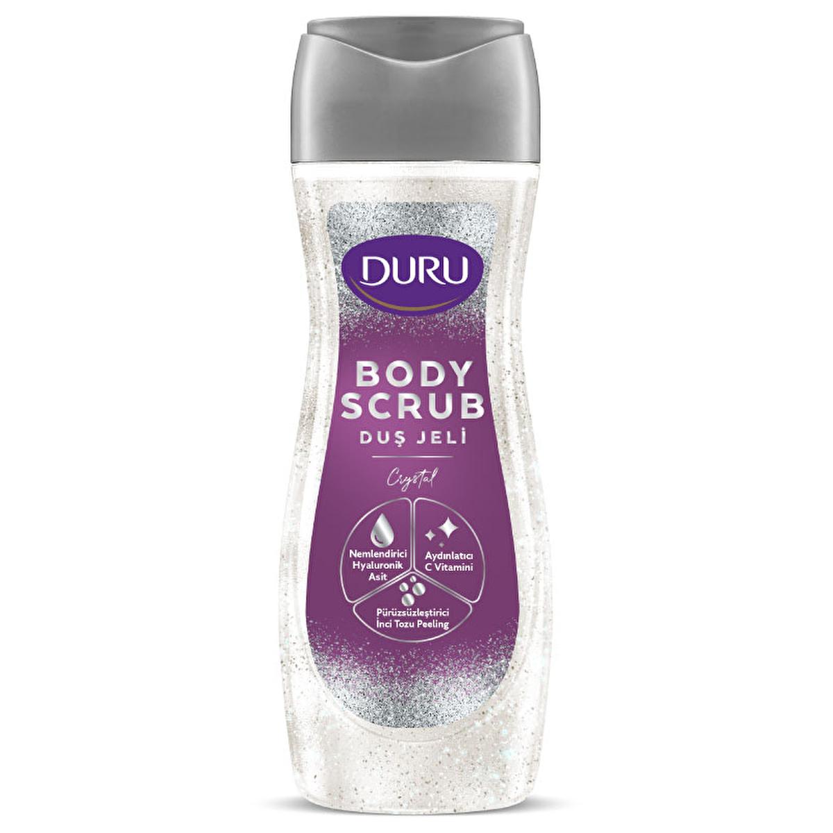 duru body scrub shower gel silver 450ml, exfoliating pearls in shower gel, hydrating shower gel with hyaluronic acid, long-lasting scent body scrub Duru Body Scrub Shower Gel - Silver | 450ml Duru Body Scrub Shower Gel - Silver 450ml duru, body-scrub, shower-gel, exfoliating, moisturizing, hyaluronic-acid, vitamin-c, scented, skincare, ai-generated