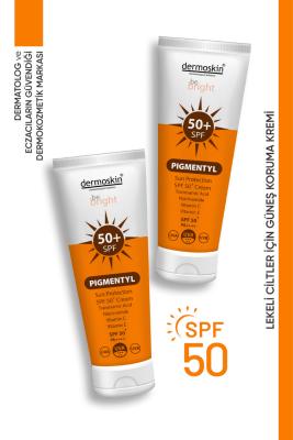 Dermoskin Be Bright Pigmentyl Sun Protection Spf 50+ Cream - Anti-Pigmentation Moisturizing Sunscreen for - Sunscreen
