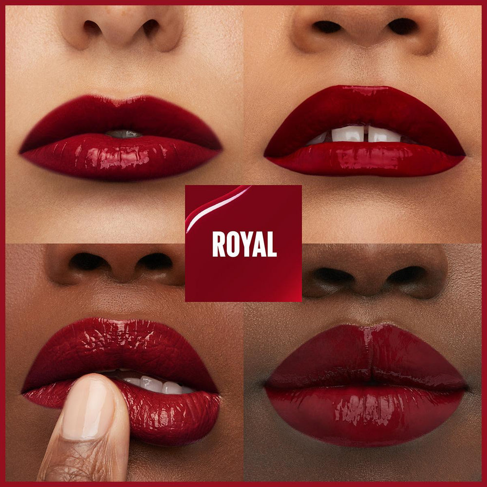 Maybelline New York Super Stay Vinyl Ink Liquid Lipstick - Long-Lasting High Shine Finish, 55 Royal - view 4