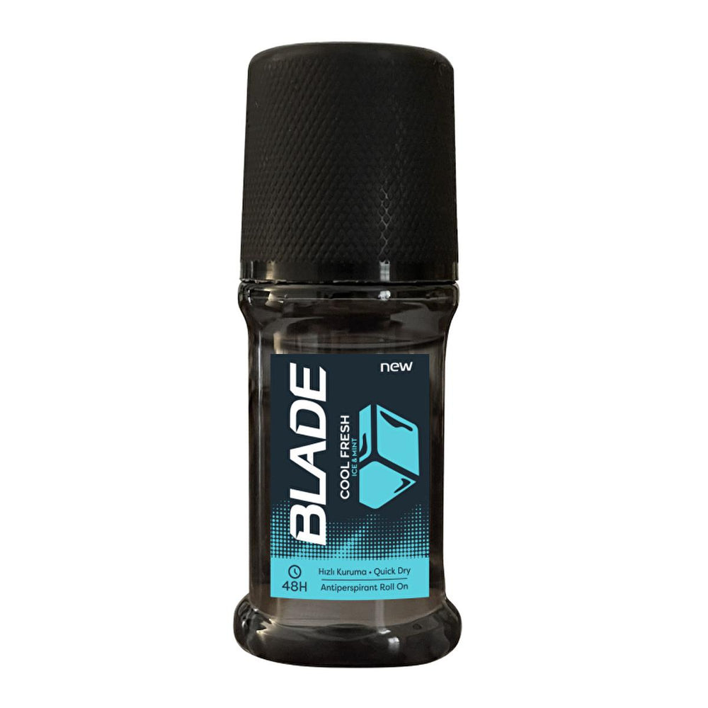 Blade Men's Deodorant Roll-On - 48-Hour Protection, Fresh Scent, Long-Lasting Deodorant for Men - Face Serum