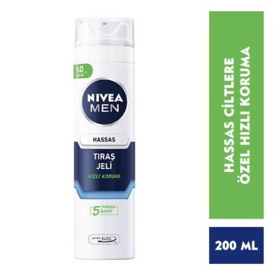 Nivea Men Sensitive Shaving Gel - Alcohol-Free, Soothes Irritation, 6.76 fl oz - Vitamin & Supplement