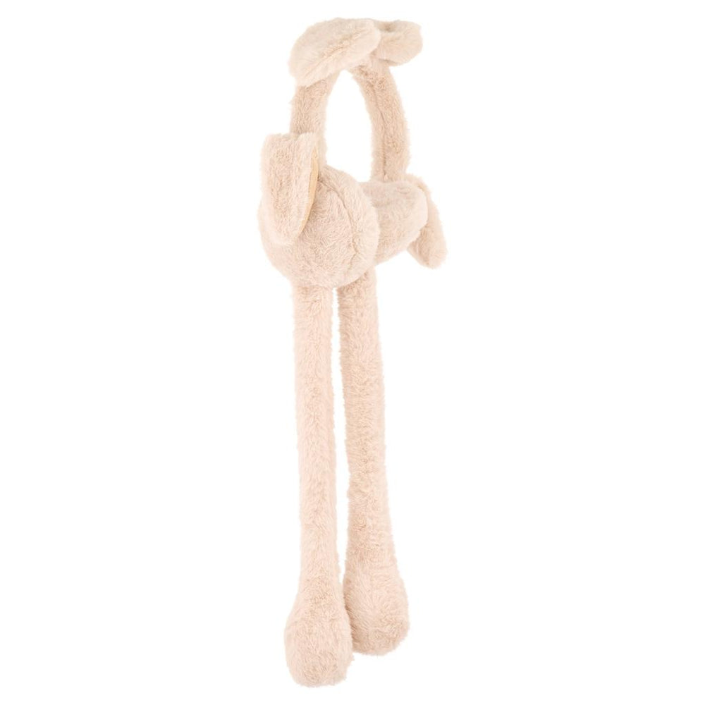 Eklips Kids Beige Plush Earmuffs for Cold Weather
