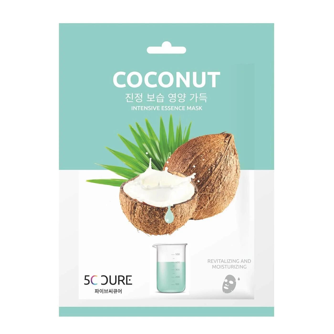 5C Coconut Ampoule Sheet Mask Hydrating &amp; Softening 25 ml