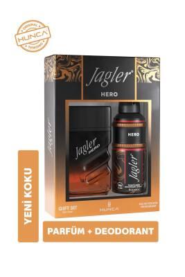 Jagler Hero Cologne Gift Set for Men: Long Lasting Masculine Fragrance, Energizing Citrus & Woody Scent - 150ml Deo Spray & 90ml Perfume Jagler Hero Men's Cologne Set: Long Lasting Masculine Fragrance men's fragrance set, deodorant and perfume set, masculine fragrance, long lasting cologne, citrus woody cologne, best men's perfume, daily cologne, energetic fragrance, Jagler Hero cologne, cologne gift set for men, fragrance for men, men's cologne, men's scent, citrus fragrance, woody fragrance, spicy fragran