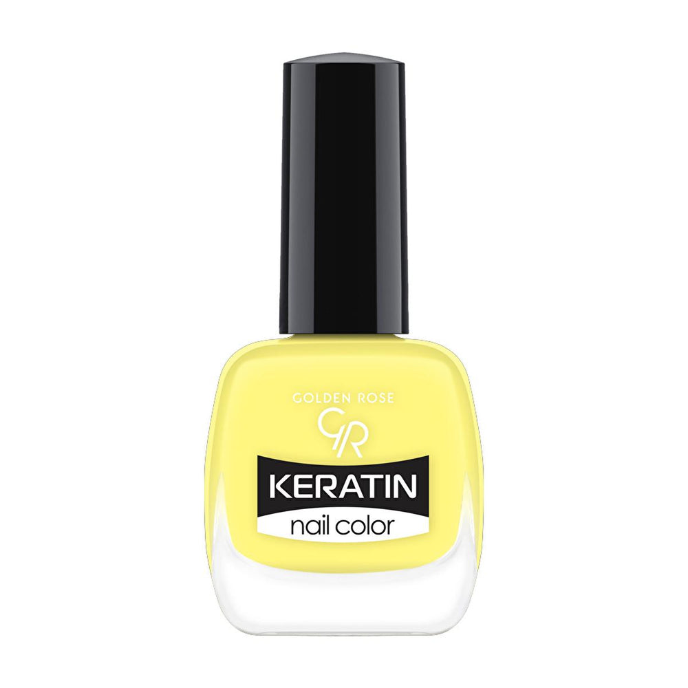 Golden Rose Keratin Nail Polish - Long Lasting & Nourishing Nail Color - Keratin Enriched Formula - Nail Polish