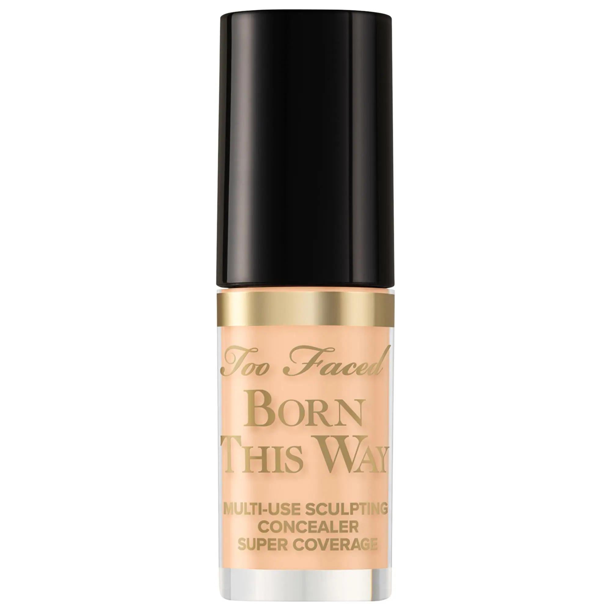 Too Faced Born This Way Mini Concealer: Hydrating, Full Coverage, Natural Finish, Vegan & Cruelty-Free for Flawless Skin Too Faced Born This Way Concealer: Full Coverage, Vegan & Hydrating full coverage concealer, vegan concealer, cruelty-free concealer, hydrating concealer, long wearing concealer, natural finish concealer, multi-use concealer, Born This Way concealer, best full coverage concealer, concealer for flawless skin, concealer, makeup, face makeup, mini makeup, full coverage, natural finish, hydra