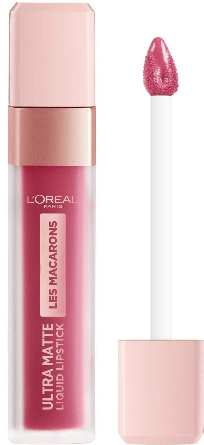 L'Oreal Paris Les Macarons Ultra Matte Liquid Lisptick #820 Praline, 0.24 Ounce