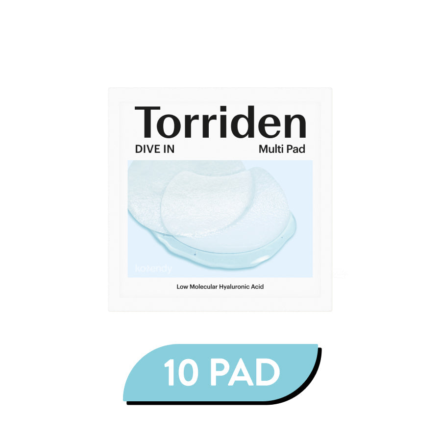 Torriden DIVE IN Hyaluronic Acid Multi Pad Hydrating Mask 10 Pads