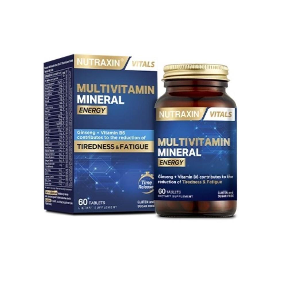 nutraxin multivitamin mineral energy 60 tablets, nutraxin energy supplement tablet close-up Nutraxin Multivitamin Mineral Energy - 60 Tablets Nutraxin Multivitamin Energy Tablets - 60 Count nutraxin, multivitamin, energy-tablets, dietary-supplement, adult-vitamins, health-supplements, vitamins-and-minerals, ginseng, coq-10, ai-generated