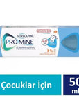 Sensodyne Promine Children's Toothpaste for Kids Aged 6-12 - Remineralizing, Acid Erosion Protection Sensodyne Promine Kids Toothpaste 6-12 yrs children's toothpaste, kid's oral care, Sensodyne Promine, toothpaste for kids aged 6-12, remineralizing toothpaste, oral care for children, kids' dental health, acid erosion protection, tooth enamel strengthening, sweet mint flavor, trusted brand for kids, oral health for school-aged children