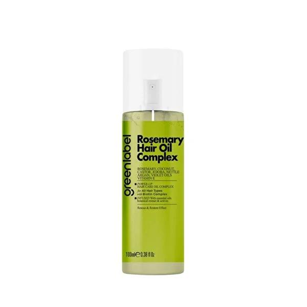 Greenlabel Rosemary Hair Oil: Natural Hair Growth Oil Treatment for Hair Loss, Shine & Scalp Stimulation - Argan, Biotin & Nettle Infused (3.38 fl oz) Greenlabel Rosemary Hair Oil: Natural Growth & Hair Loss Treatment Rosemary hair oil, Hair growth oil, Natural hair oil, Argan oil hair treatment, Hair loss treatment oil, Biotin hair oil, Organic hair oil, Scalp stimulating oil, Damaged hair repair oil, hair oil, rosemary oil, argan oil, coconut oil, urtica dioica, nettle extract, biotin, jojoba oil, olive o
