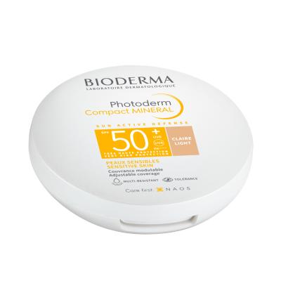 Bioderma Mineral Sunscreen Powder SPF 50+ - Compact, Lightweight, Sensitive Skin Friendly - Perfume