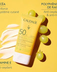 Caudalie Vinosun Protect High Protection Cream SPF 50+ - Eco-Friendly, Vegan, Non-Greasy Sunscreen for Daily Use - view 2