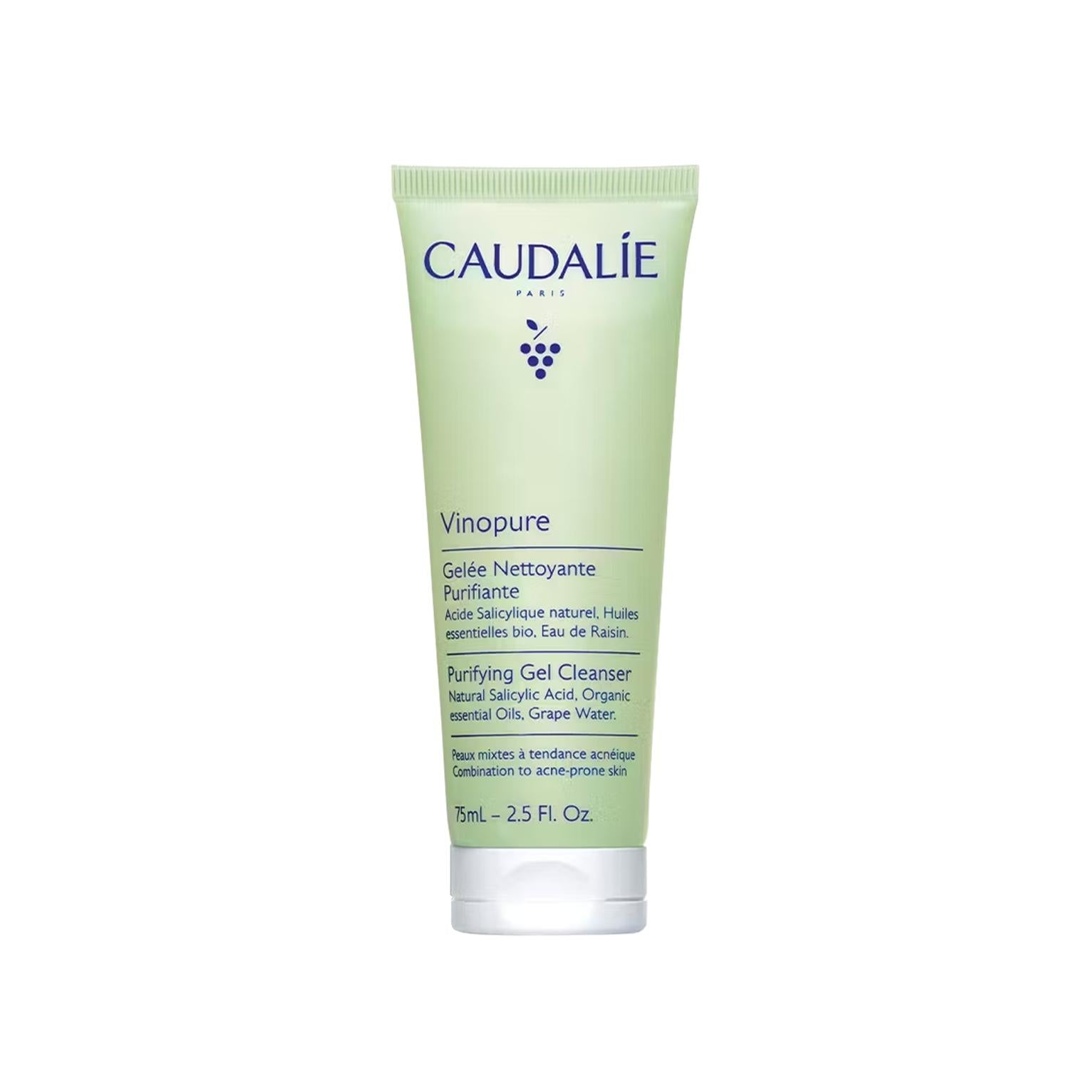 Caudalie Vinopure Purifying Gel Cleanser for Clearer Skin 75 ml