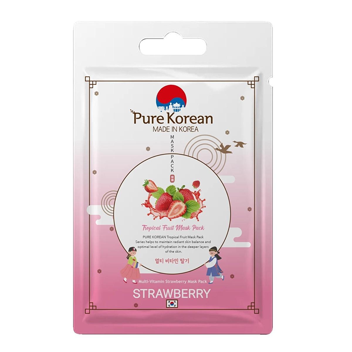 pure-korean-multi-vitamin-mask, strawberry-face-mask-for-hydration Pure Korean Multi-Vitamin Strawberry Face Mask - Hydrating and Brightening | 24 ml Pure Korean Multi-Vitamin Masks - Hydrate and Brighten Skin pure-korean, face-mask, multi-vitamin, skincare, hydration, brightening, strawberry-mask, facial-treatment, self-care, ai-generated