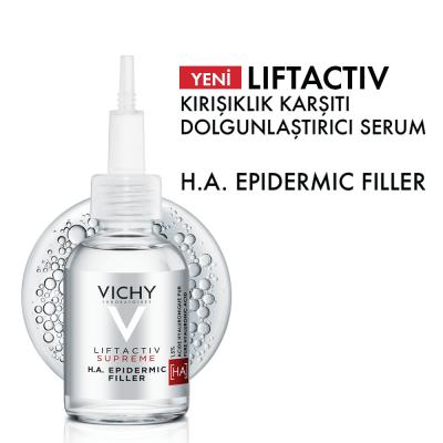 Vichy LiftActiv Supreme H.A. Epidermic Filler: Advanced Anti-Wrinkle Face &amp; Eye Serum - Deeply Hydrating, Reduces Fine Lines, Hypoallergenic, 1.01 fl oz Vichy LiftActiv H.A. Serum: Anti-Wrinkle Face &amp; Eye Treatment anti-wrinkle serum, face and eye serum, hyaluronic acid serum, peptide serum, Vichy Liftactiv Supreme, epidermic filler, skin hydration serum, anti-aging serum, wrinkle reduction, hypoallergenic serum, anti-wrinkle, face serum, eye serum, hyaluronic acid, peptide, Vichy, Liftactiv Supreme, epider