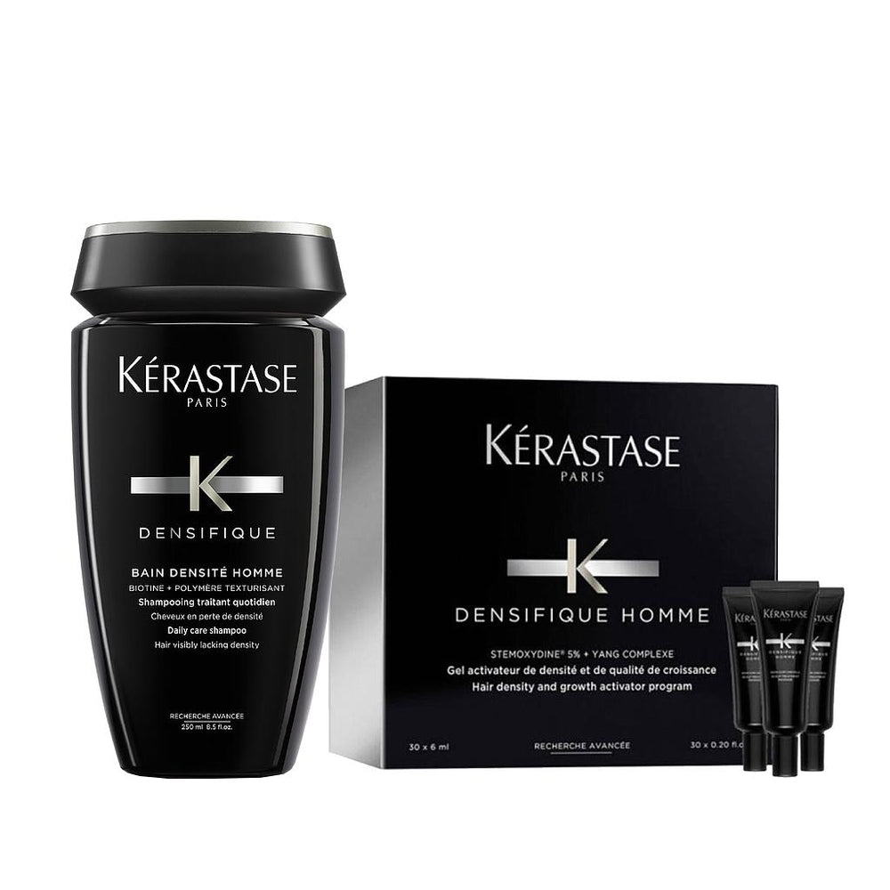 Kerastase Densifique Homme Hair Density Improvement Kit - Intensive Hair Care for Men - Hair Mask