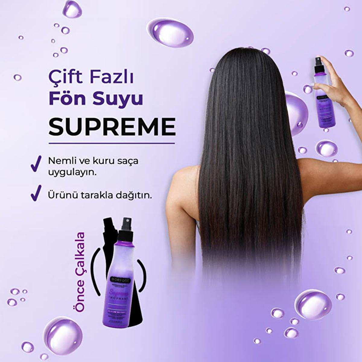 Morfose Supreme Hair Care Product - Nourishing Collagen Treatment for Dry Damaged Hair Morfose Supreme Hair Care - Nourishing Collagen Treatment hair care, nourishing hair product, collagen hair treatment, ceramide hair care, hair protection from heat damage, dry hair solution, damaged hair repair, hair nourishment, hair moisturizer, heat styling protection