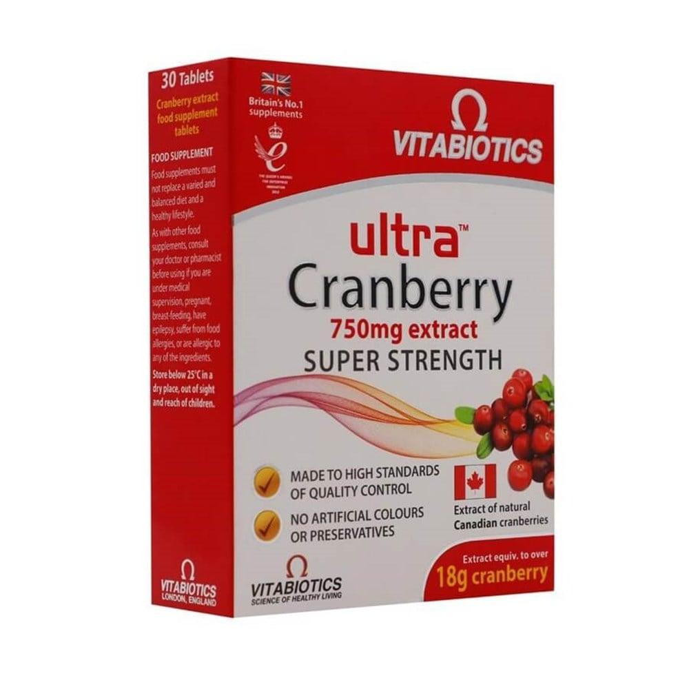 Vitabiotics Ultra Cranberry - 30 Tablets | Supplement - image 9