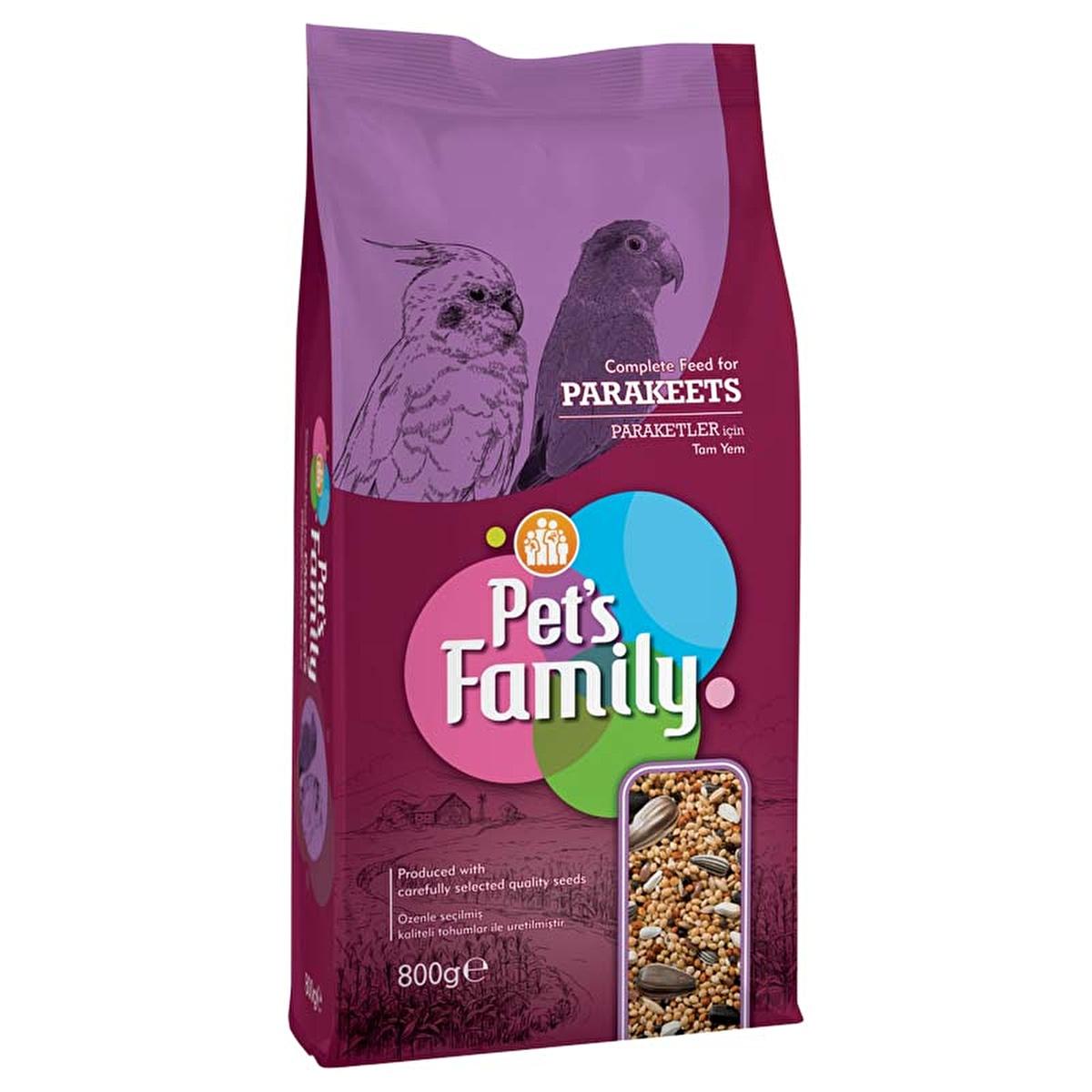Pet's Family Parakeet Food: Premium 8-Seed Blend for a Healthy & Nutritious Diet | Essential Bird Seed Mix - 800 gr Pet's Family Parakeet Food: Healthy 8-Seed Blend Parakeet food, Bird seed mix, Parakeet diet, Bird food for parakeets, Parakeet seed blend, Parakeet food 800 gr, Small bird food, Bird seed with millet, parakeet, bird, seed, food, white millet, yellow millet, red millet, safflower, niger seed, sunflower seeds, pet supplies, bird supplies, parakeet health, bird nutrition, parakeet care, pet food