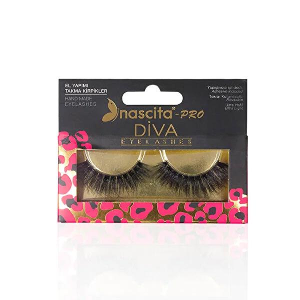 Nascita Diva False Eyelashes - 3D Handmade Black Lashes for Dramatic Eye Enhancement Nascita Diva 3D False Eyelashes - Enhance Your Look False Eyelashes, Diva Eyelashes, 3D False Eyelashes, Handmade False Eyelashes, Black False Eyelashes, Eye Makeup Enhancers, Dramatic Lashes, Voluminous Lashes, Beauty Accessories, Makeup Essentials, Special Occasion Makeup, Everyday Makeup, Beauty Products