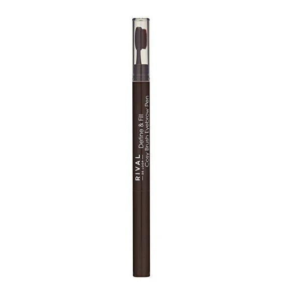 Rival de Loop Eyebrow Pencil - Define & Fill with Natural Brown Tone Rival de Loop Eyebrow Pencil for Natural Look eyebrow pencil, define and fill eyebrows, natural eyebrow contour, dual-ended eyebrow tool, long-lasting eyebrow makeup, Rival de Loop, makeup, brow grooming, beauty, cosmetics, brown eyebrow pencil, precise eyebrow application