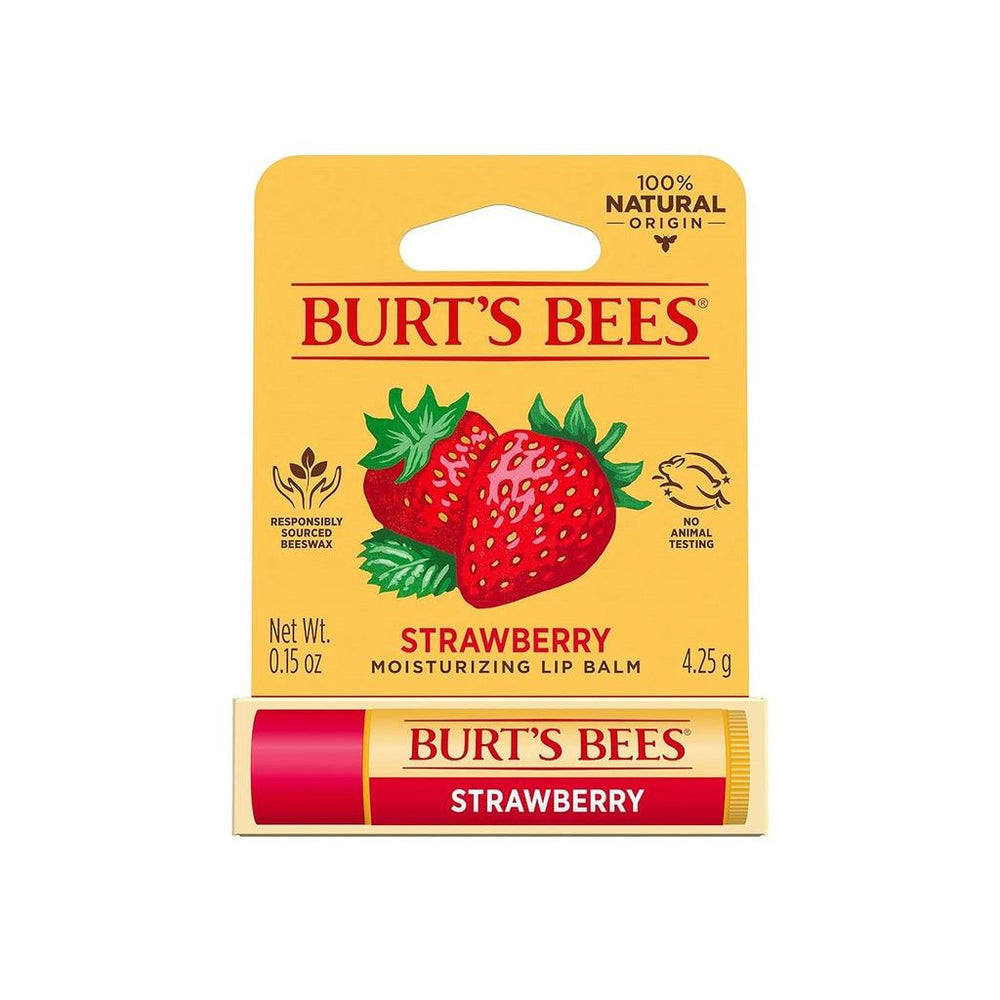 Burt's Bees Strawberry Lip Balm Hydrating Lip Care 4.25g