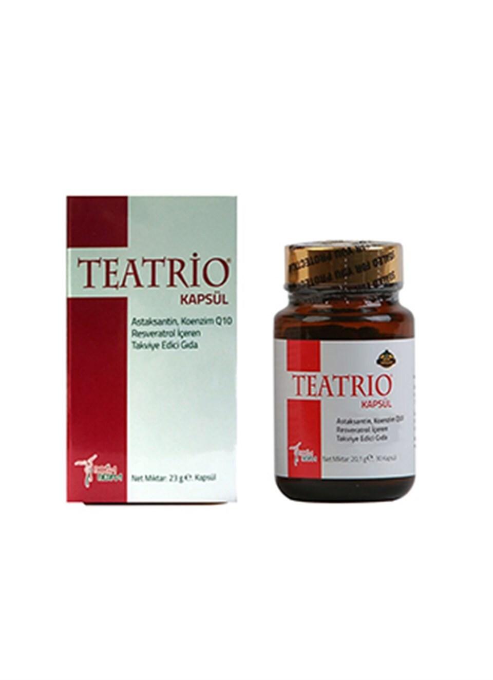 Teatrio Antioxidant - Coenzyme Q10, Astaxanthin, Resveratrol for Adults - 30 Capsules - Vitamin & Supplement