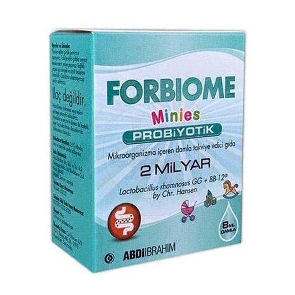 Forbiome Minies Probiyotik Damla Probiotic Drops for Kids - Supports Healthy Gut Flora, 8ml - image 3
