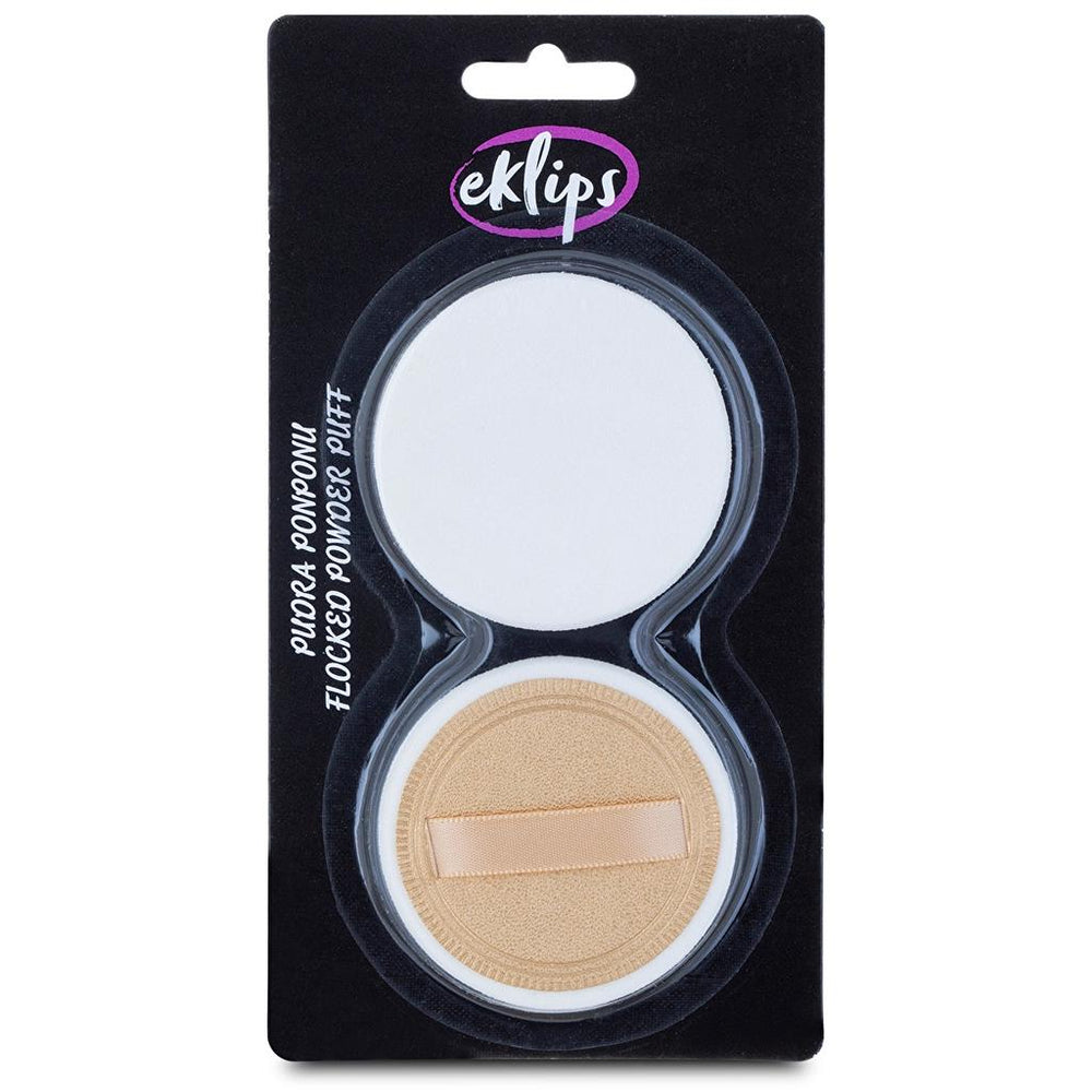 Eklips Powder Puff Set for Flawless Makeup Application 2 Count