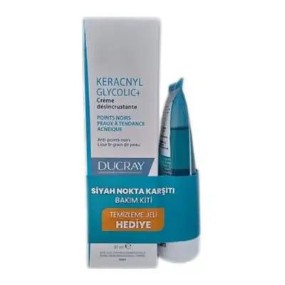 ducray keracnyl glycolic cream 30ml, ducray keracnyl foaming gel 40ml Ducray Keracnyl Glycolic+ Cream - Oily Skin Care Set | 30ml & 40ml Ducray Keracnyl Glycolic+ Cream & Foaming Gel Set ducray, skincare, oily-skin, acne-treatment, foaming-gel, glycolic-cream, teenagers, adults, ai-generated, skin-care-set