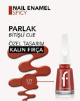 Flormar Nail Enamel - Long Lasting, Highly Pigmented Nail Polish for Healthy Nails - view 5