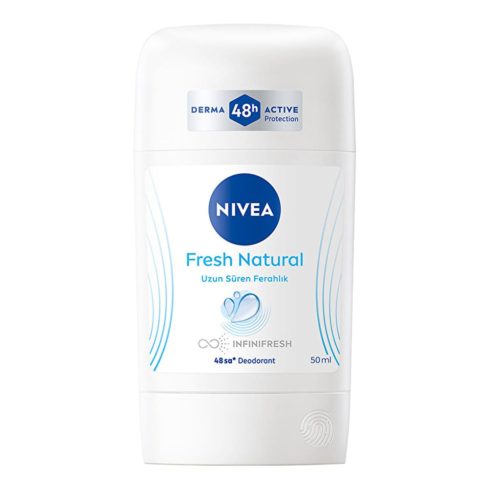 Nivea Fresh Natural Deodorant Stick for Women: 48 Hour Odor Protection, Aluminum-Free, Ocean Scent - Long Lasting Freshness Nivea Women's Deodorant: 48H Protection, Aluminum-Free Nivea deodorant, women's deodorant, aluminum free deodorant, fresh natural deodorant, 48 hour odor protection, deodorant stick, ocean scent deodorant, sensitive skin deodorant, best deodorant for women, long lasting deodorant, deodorant for women, odor protection, sweat protection, fresh scent, clean scent, aluminum-free, nivea, sk