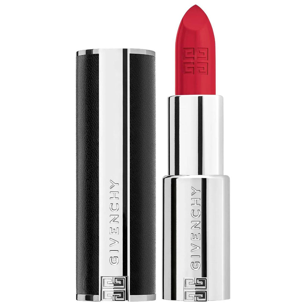 Givenchy Rouge Interdit: Intense Silk Satin Matte Lipstick - 24H Hydration, Long-Lasting Color, High Pigment Luxury Lipstick Givenchy Rouge Interdit Lipstick: Long-Lasting, Hydrating Matte matte lipstick, satin lipstick, long-lasting lipstick, hydrating lipstick, high pigment lipstick, silk lipstick, Givenchy lipstick, Intense color lipstick, smooth matte lipstick, luxury lipstick, lipstick, lip color, makeup, beauty, intense color, long wear, hyaluronic acid, silk powder, pear oil, comfortable lipstick, no