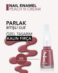Flormar Nail Enamel Intense Color Peach N Cream 506 8ml