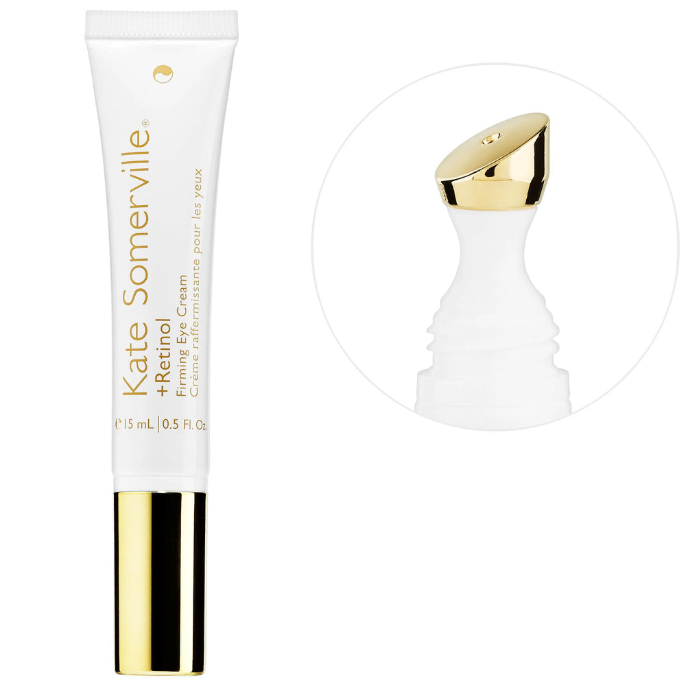 Kate Somerville Retinol Firming Eye Cream - Anti-Aging, Hydrating, Cruelty-Free Eye Cream for Fine Lines & Wrinkles Kate Somerville Retinol Eye Cream - Firming & Hydrating retinol eye cream, firming eye cream, hydrating eye cream, anti-aging eye cream, cruelty-free eye cream, skincare, eye care, fine lines and wrinkles, dry skin, sensitive skin, cleaner beauty, PETA certified, Kate Somerville