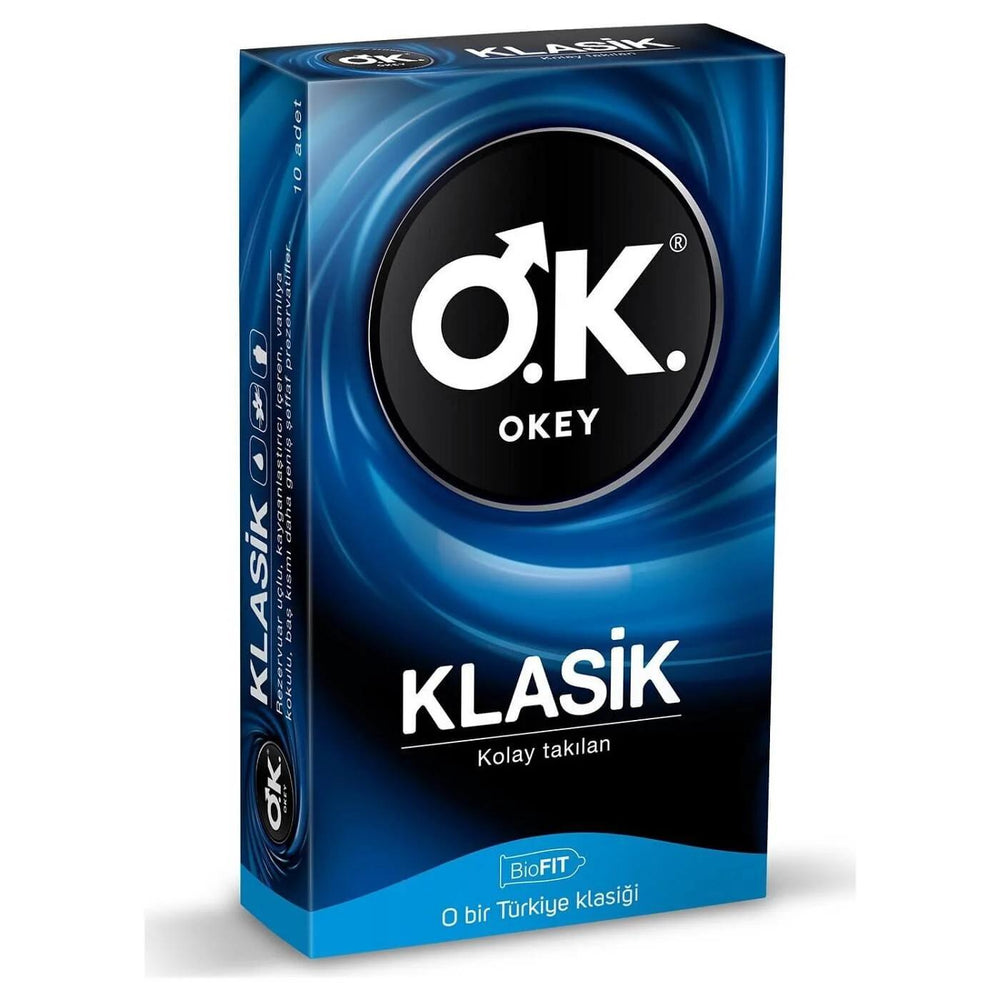 Okey Classic Lubricated Latex Condoms for Reliable Protection