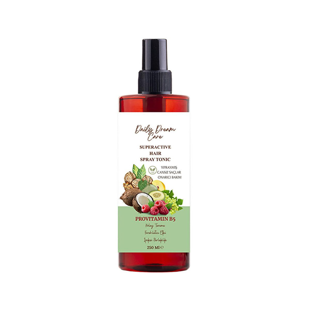 True Bee Daily Dream Care Superactive Hair Toner Spray - Natural Hair Nourishment with Provitamin B5, 8.45 fl oz - Toner