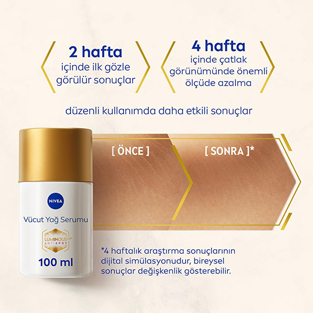 NIVEA Luminous Stretch Mark Serum - Body Moisturizer for Stretch Marks with LUMINOUS630, Long-Lasting Hydration & - view 5