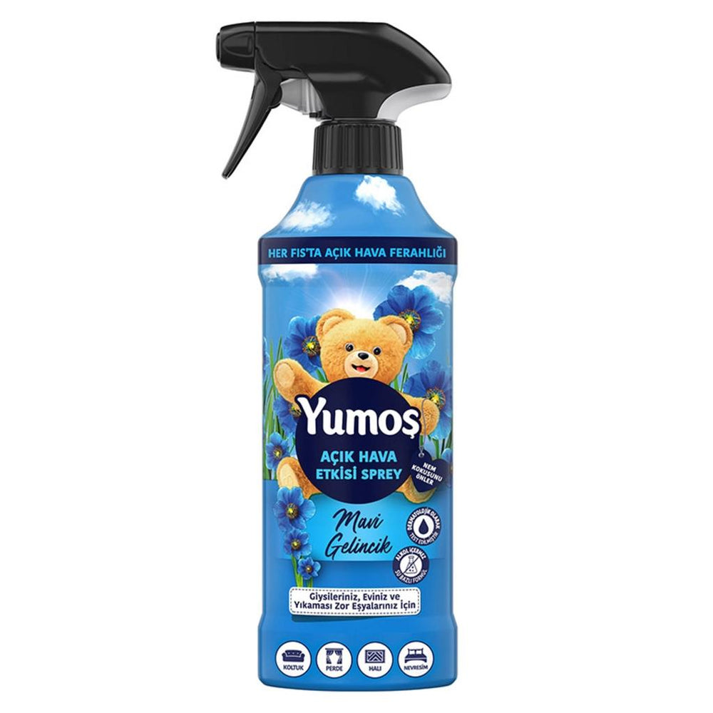 Yumos Outdoor Freshness Blue Poppy Fabric Spray 430 ml