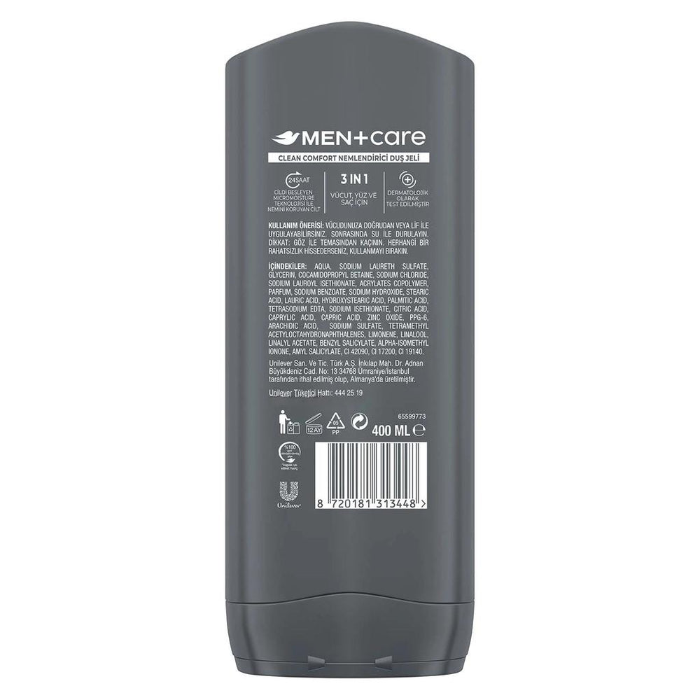 Dove Men +Care Clean Comfort Hydrating Body Wash 400 ml